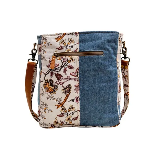 NWT Boho Western Patchwork Floral and Denim Rednoize Shoulder Bag - Image 3