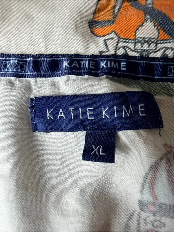 Katie Kime Nutcracker Pajama Shirt Extra Large XL Cotton Modal Holiday Sleep Top - Image 6