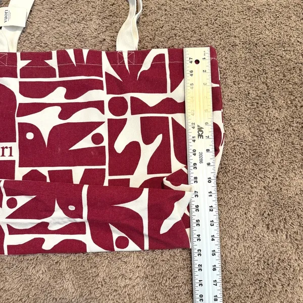 Vuori Limited Edition Cody Hudson abstract print canvas tote BT 3622 - Image 2