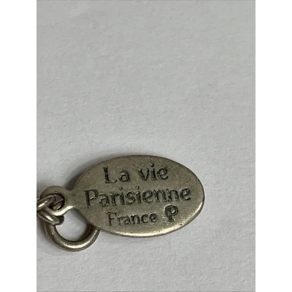 La Vie Parisienne France Flower Station Necklace Multi-colored VTG 16” - Image 4