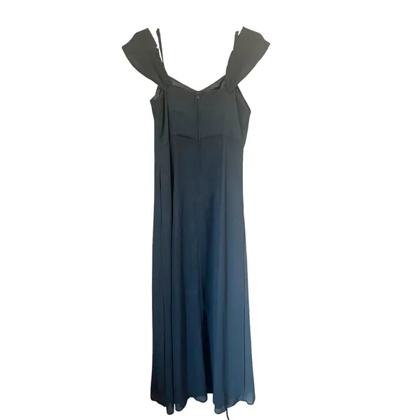 ModCloth Resounding Wow Maxi Dress Gown Prom Off the Shoulder Women's sz. 8 - Image 5