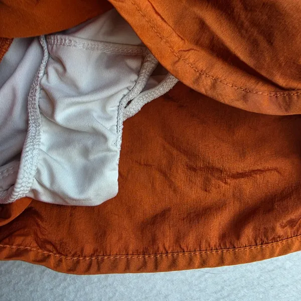 FP Movement The Way Home Shorts Rust‎ Orange High Rise Smocked Waist Womens M - Image 7