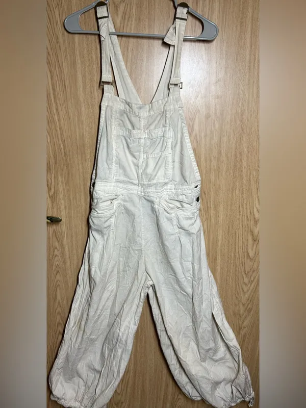 Free People Women’s Size M Follow The Sun Overalls In Morning Oak - Image 5