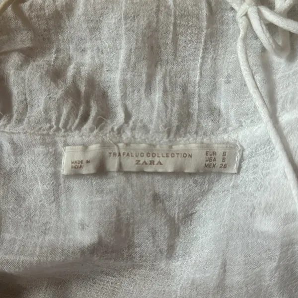 ZARA WHITE DRESS - Image 3