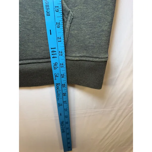 Carhartt Womens Relaxed Fit Logo Graphic Hoodie Olive Green 102791 G01 Size‎ L - Image 7