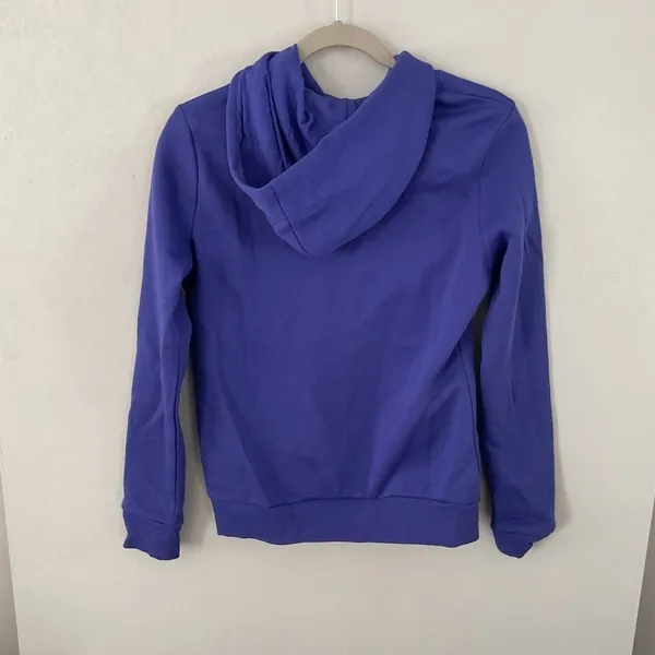 Puma Womens Hoodie ESS Big Cat Logo Lapis Lazuli Blue Graphic Small - Image 3