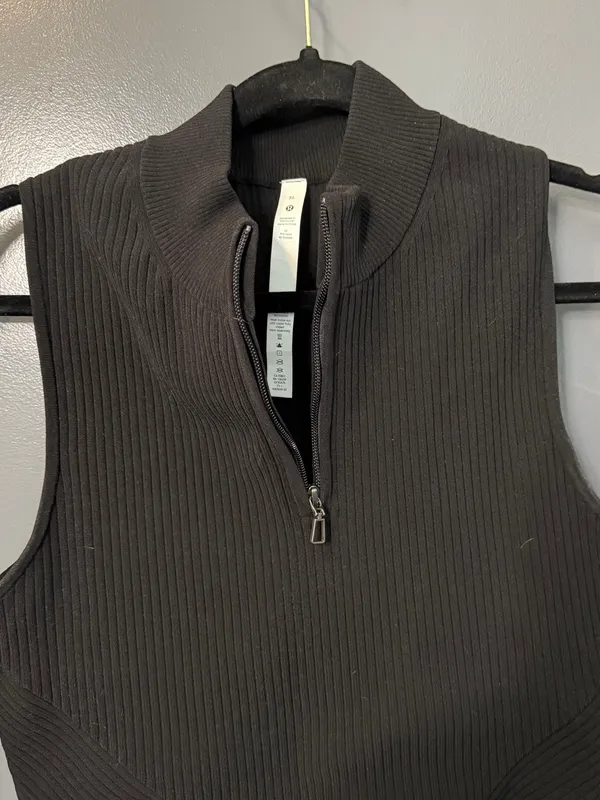 Lululemon Black Halter Top - Image 2