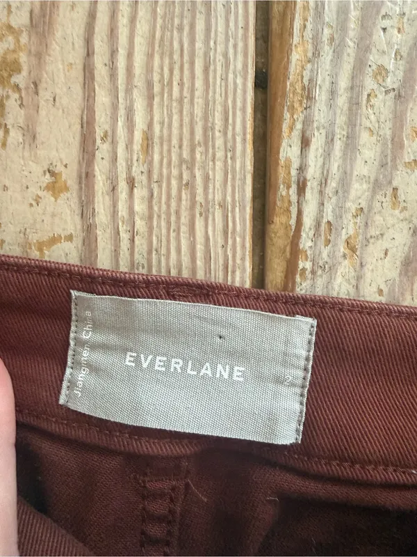 Everlane The Barrel Pant in Rust, Size 2 - Image 3