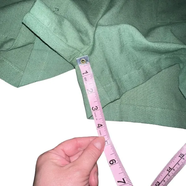 PrettyLittleThing Women Khaki Woven Pocket Front Drawstring‎ Shorts Green 10 - Image 7