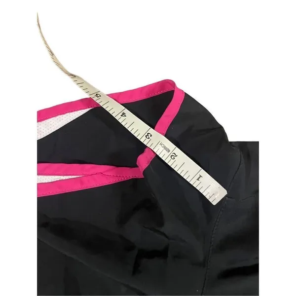 Nike Dri‎ fit womens black pink athletic shorts sz small - Image 4