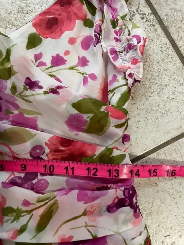 Abercrombie & Fitch Floral High Lo Ruffle Dress - Image 14