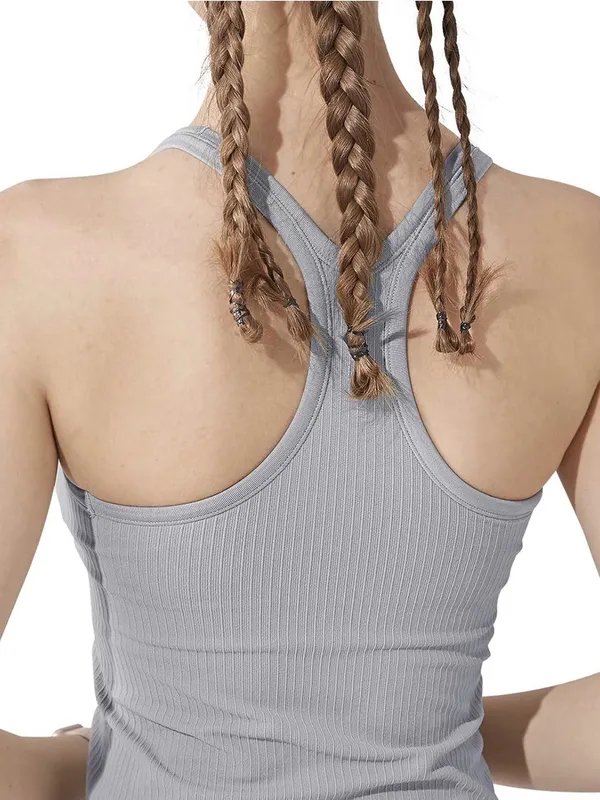 Ribbed Workout Tank Top - Image 6