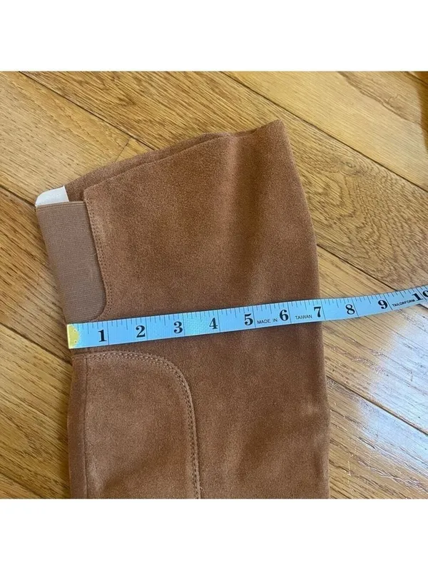 Kelsi Dagger Brooklyn Logan over-the-knee boot in brown chestnut suede Sz 6.5 - Image 7