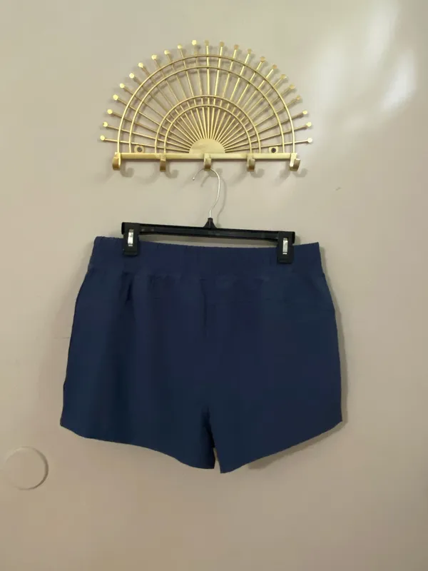 90 Degrees by Reflex Women’s Navy Athletic Shorts with Elastic Waistband - Image 2