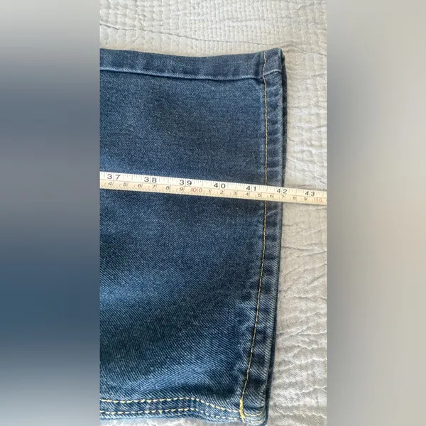 MANFINITI NWOT Dark Blue Wide Leg Jeans - Image 8