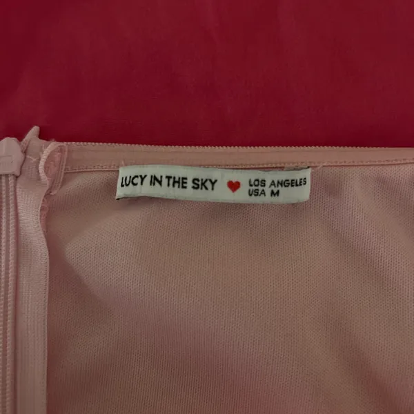 a lucy in the sky baby pink hoco dress - Image 3