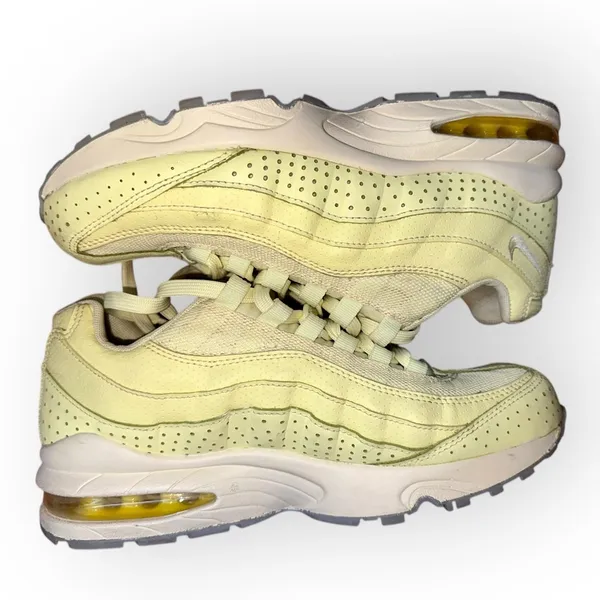 Nike RARE AIR MAX retro 95 SE GS Citron yellow sneaker shoe W 8 / M 6 /39 Casual - Image 4