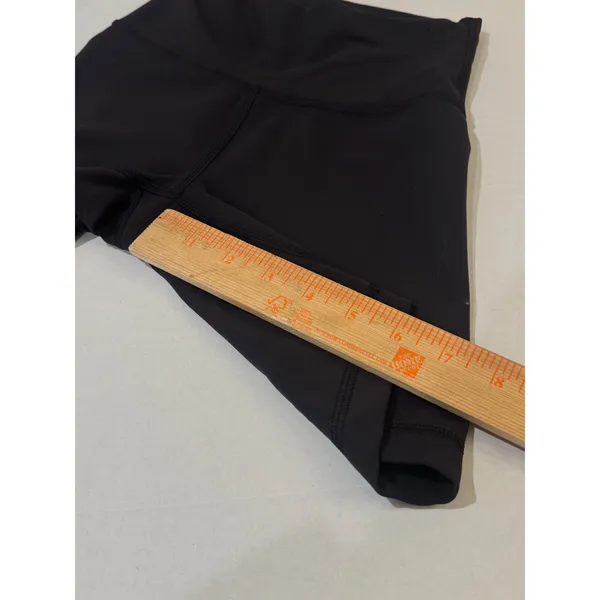 Lululemon‎ Align High-Rise Short 6" Womens 2 Black Excellent Nulu Biker Yoga - Image 6
