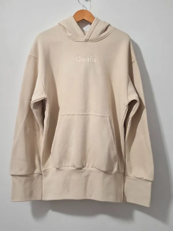 Comfrt Signature Hoodie - Bone - Size M - KJHU01 - Image 2