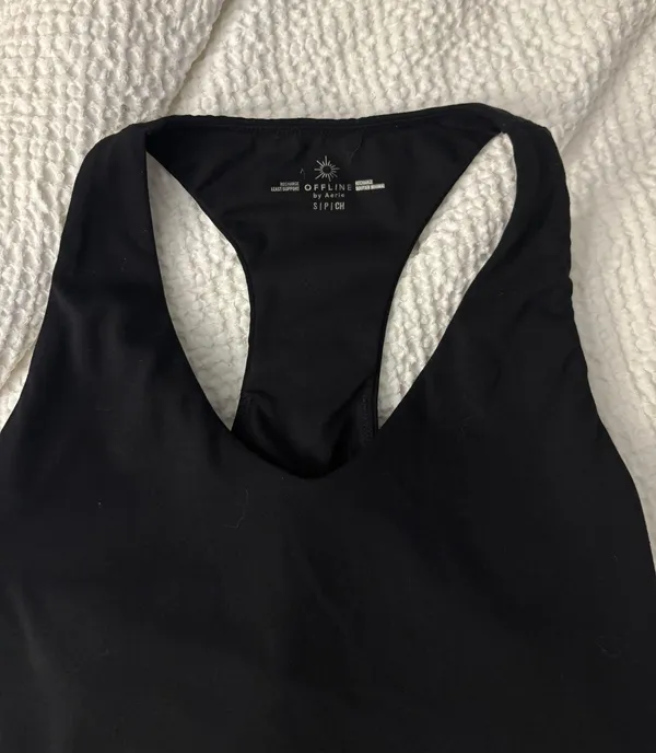 Aerie Black Sports Bra/ Top - Image 2