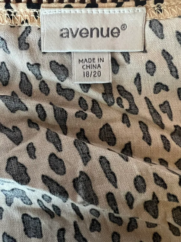 Ladies Plus Size Top Multi - Image 4