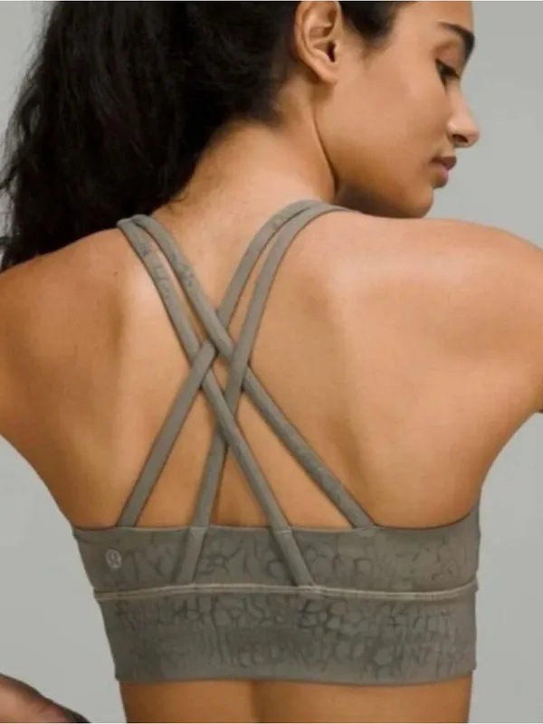 Lululemon Energy Bra Medium Support Size 4 - Image 2