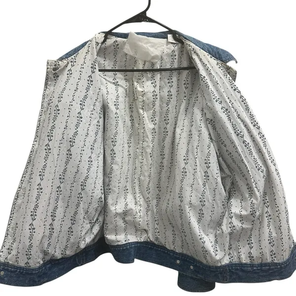 Vintage 80s Medium Blue Wash Oversized Denim Jacket Grunge Skater Streetwear Emo - Image 3