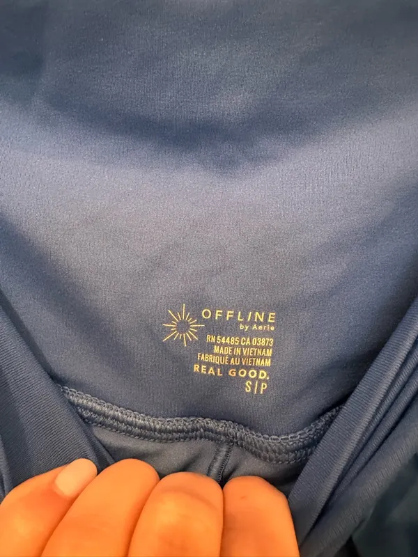 Aerie Offline Blue Flowy Shorts - Image 4