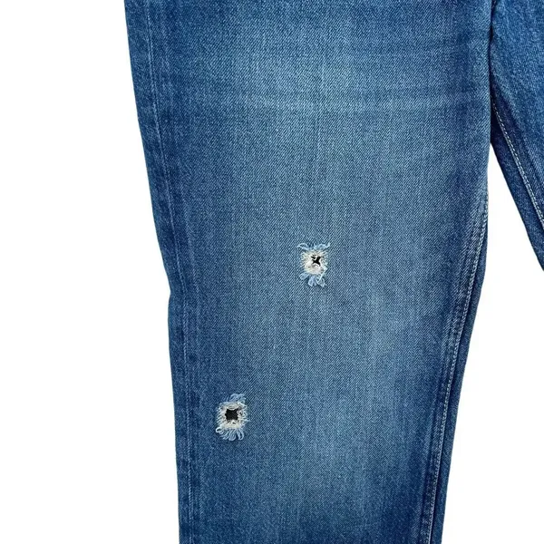 Free People Maggie Straight Jeans‎ Sequoia Blue Denim Size 28 - Image 7