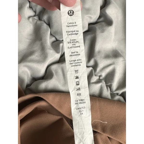 Lululemon Align High-Rise Leggings 25 Sz 14 Dusty Clay Hidden Pocket Activewear - Image 11