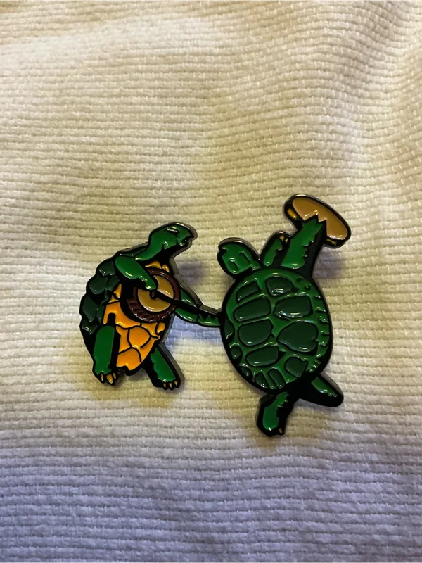 Grateful Dead Dancing Terrapin Turtles Pin - Image 3
