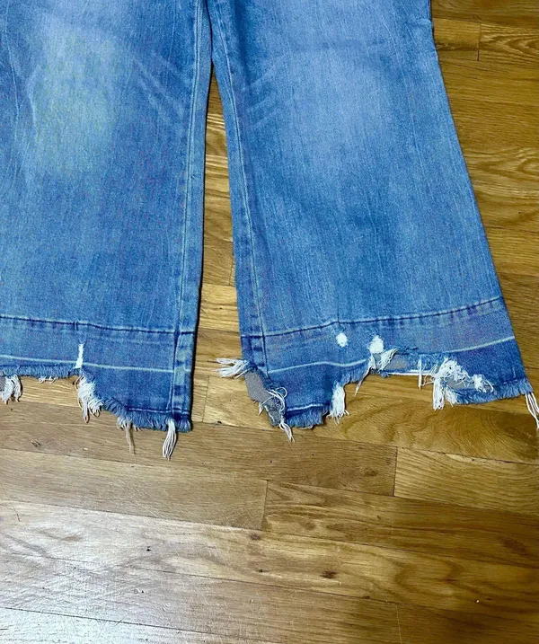 Flying Monkey High Rise Flare Jeans, Size 34 - Image 2