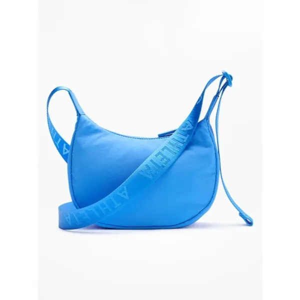 New Athleta All About Mini Crescent Bag Cornflower Blue - Image 4