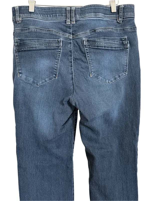 Democracy Ab Technology Jeans Women’s Size 12 Bootcut Flare Medium Wash Stretch - Image 5