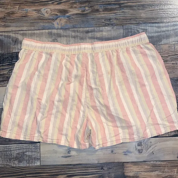 Patagonia draw string striped shorts size large - Image 3