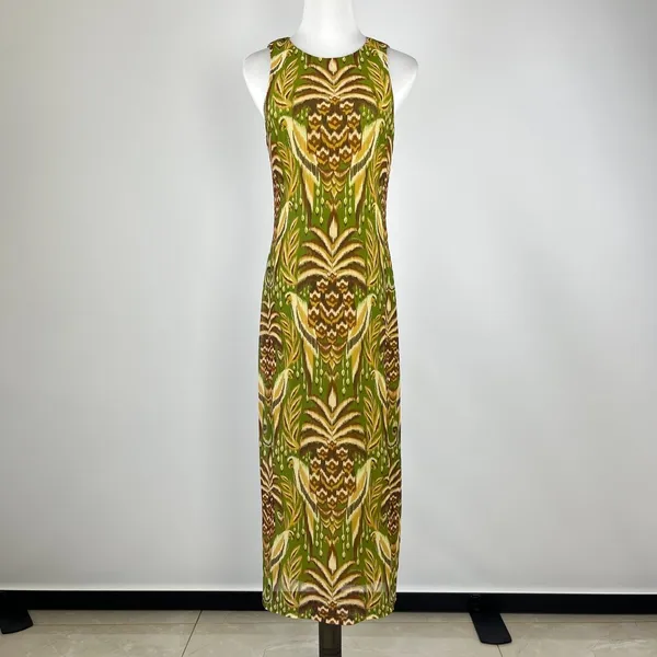 NWOT Farm Rio Printed Tulle Sleeveless Midi Dress Size S - Image 2
