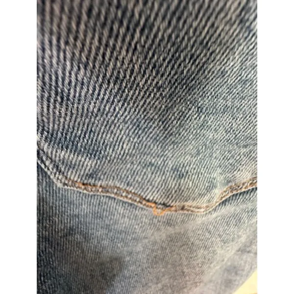 Zara High Waisted Skinny Washed Out Frayed Edges Denim Jeans Women's Sz 2 - Image 8