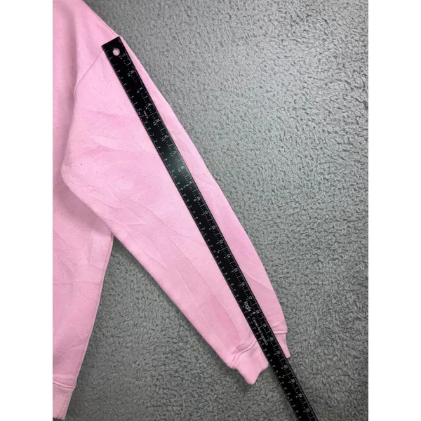 Pastel Baby Pink Sweatshirt S Oversized Coquette Soft Girl Boxy Barbiecore Comfy - Image 8
