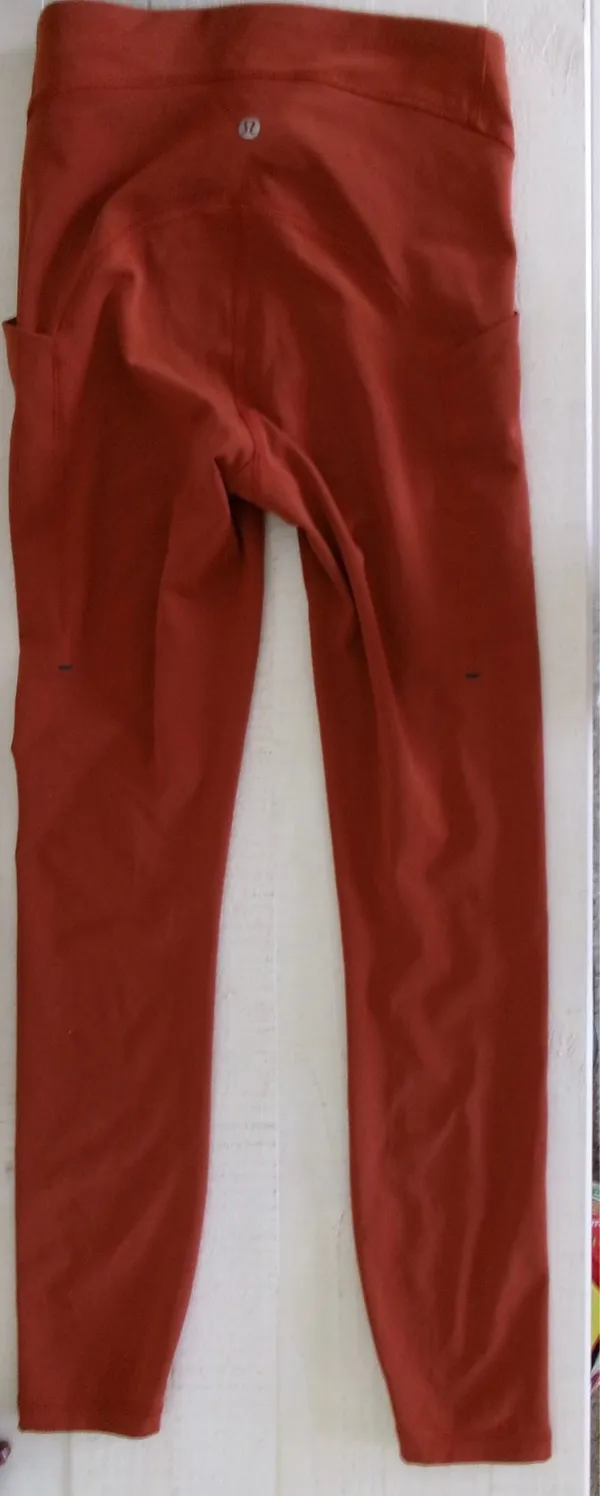 Lululemon Invigorate High-Rise 25" - Terracotta Red - Image 3