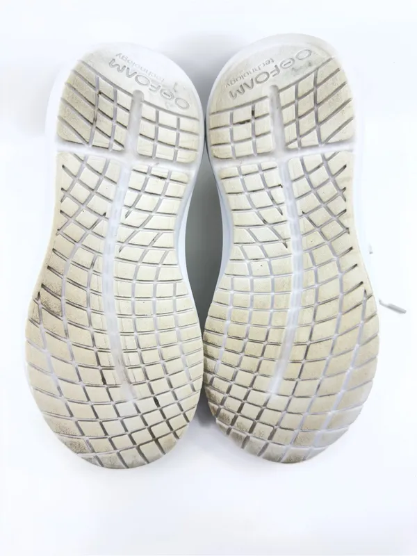 OOFOS OOmy Stride sneakers feature a breathable mesh uppers. Color white SZ 7.5 - Image 7