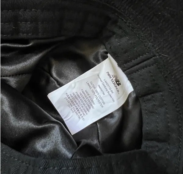 New balance black cotton bucket hat - Image 5