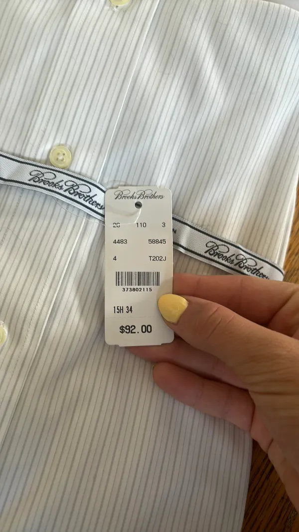 Brooks Brothers Men’s Striped Button Down Shirt - Image 2