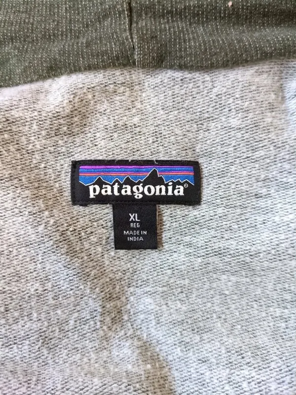 Patagonia 1973 Womens XL Gray Full Zip Hoodie Common Threads Partnership - Image 12