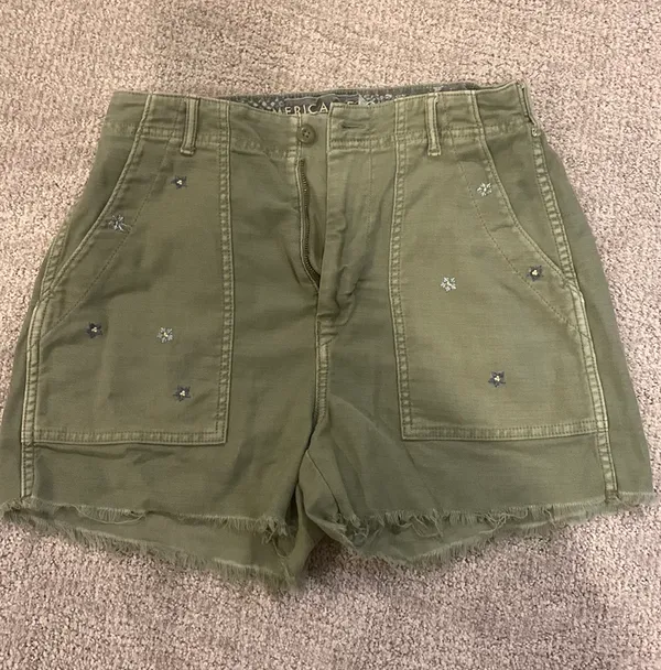 American Eagle Embroidered Shorts - Image 2