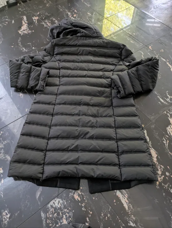 Lauren Ralph Lauren Moxed-Media Toggle Puffer Coat Size Small - Image 6