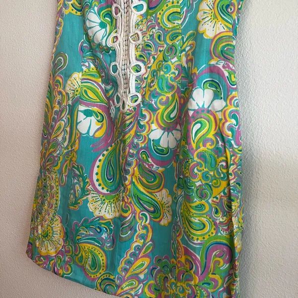 Lilly Pulitzer Multicolor Paisley Mini Dress - Image 5
