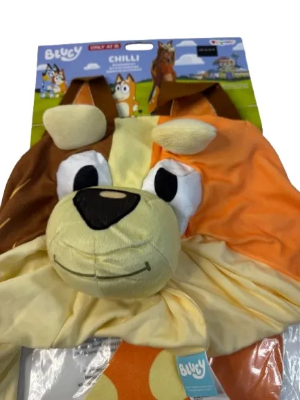 Bluey "Chilli" Plush Costume Hat & Tail Brown - Image 3