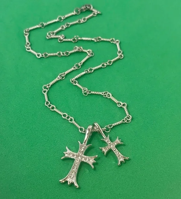 Cross Pendant Necklace for Men Women,Streetwear Hip Hop Unisex Necklace - Image 5