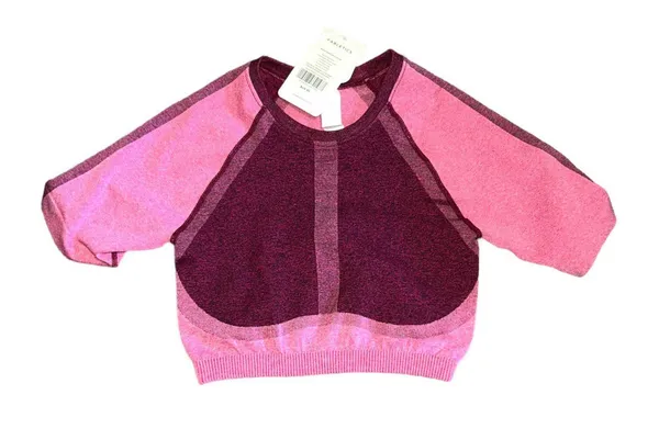 NWT Fabletics Helena Seamless crop top M pink - Image 3