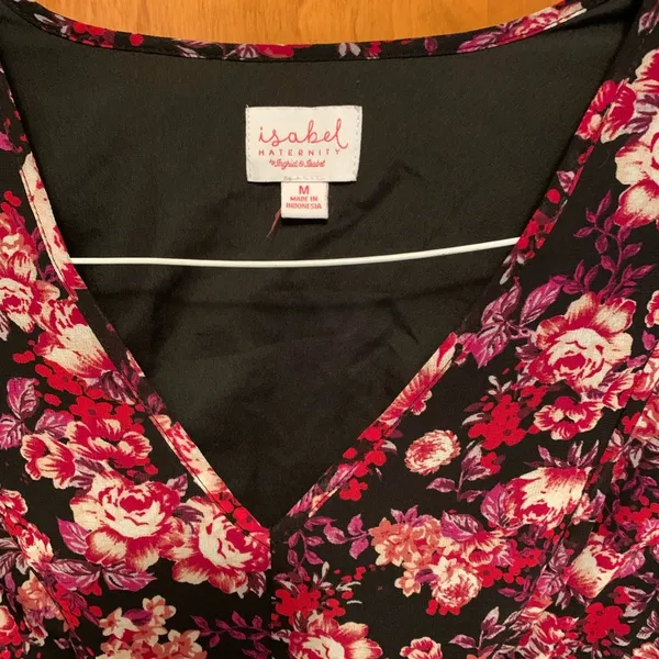Ava & Viv Medium Floral Maternity Tie waist dress SzM - Image 4
